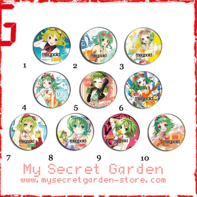Vocaloid Megpoid Gumi メグッポイド グミ Anime Pinback Button Badge Set ( or Hair Ties / 4.4 cm Badge / Magnet / Keychain Set )